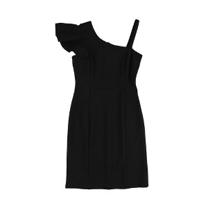 bar III Womens Ruffle Bodycon Asymmetrical Dress - 1 of 2