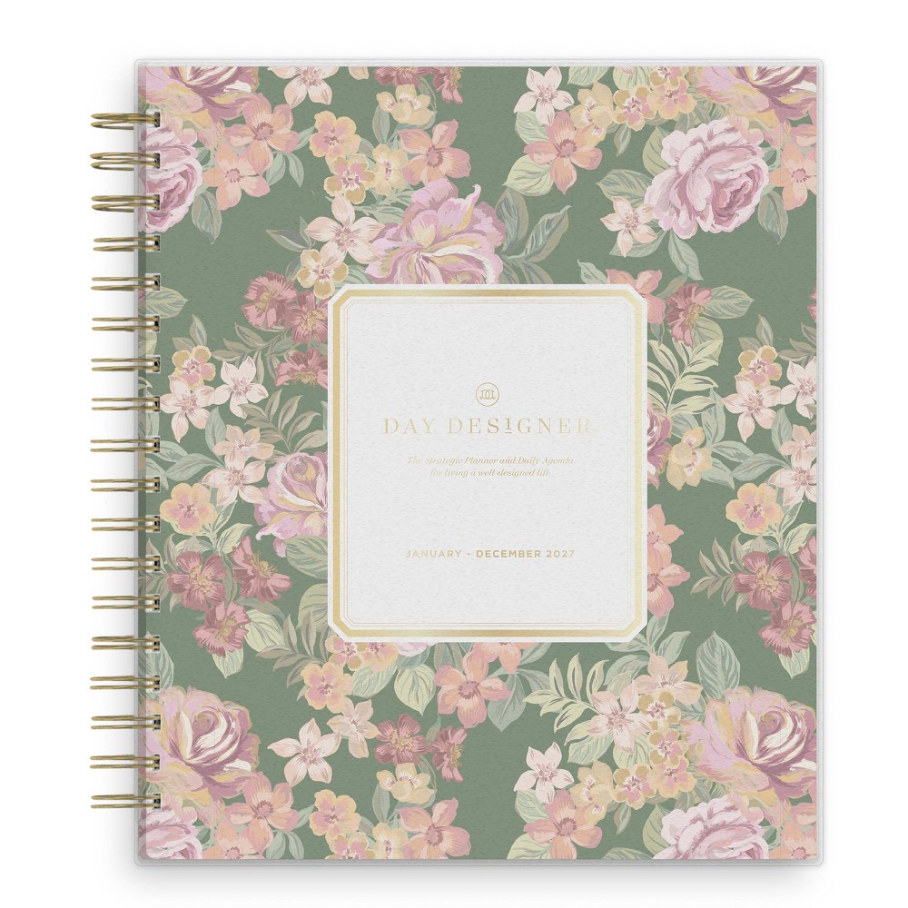 Day Designer 2027 Daily/Monthly Planners Green