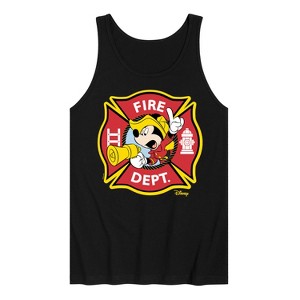 Men's - Disney - Firefighter Mickey Graphic Tank Top - 1 of 3