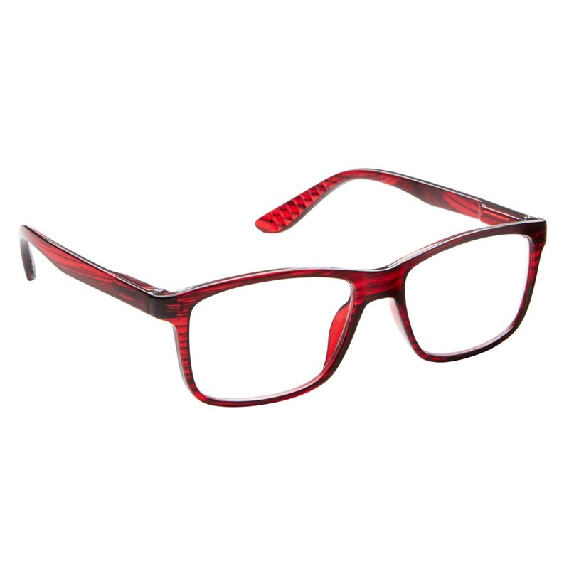 ICU Eyewear Novato Rectangle Reading Glasses - Red, 3 of 7
