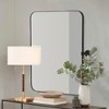 Lirago Adjustable Black Framed Bathroom Mirror with Rotation Modern Vanity Wall Mirror for Bathroom Decor Set of 2 - 3 of 4