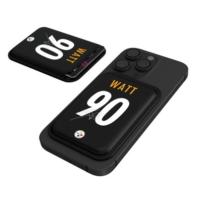 Keyscaper NFL Pittsburgh Steelers Players Game Tactic Black Magnetic Credit Card Wallet