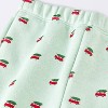 Baby 2pc Christmas Holiday Red Truck Fleece Sweatshirt and Jogger Pants Set - Cloud Island™ Mint Green - 4 of 4