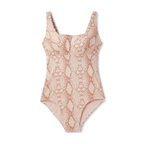 Pink snakeskin hot sale one piece