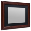 Trademark Fine Art 11"x14" Heavy Duty Wood Frame with Black Mat - 2 of 3