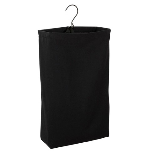 Black Linen Housekeeping Accessory Bag