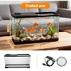 Small Fish Tank, Betta Fish Tank kit , Oxygen Generator, Fish Tank Starter Kits for Beta,Goldfish (13 Gallon) - 2 of 4