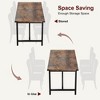 Rectangle Dining Table for 6-8 People, 70.87" Heavy Duty Industrial Wood Kitchen Table for Dining Room, Large Spaces, Dinner Table, Easy Assembly - 3 of 4