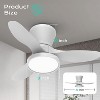 TALOYA 32 in. Indoor White Small Ceiling Fan with Light and Remote and Quiet Reversible DC Motor, 3 CCT Light Kit - 2 of 4