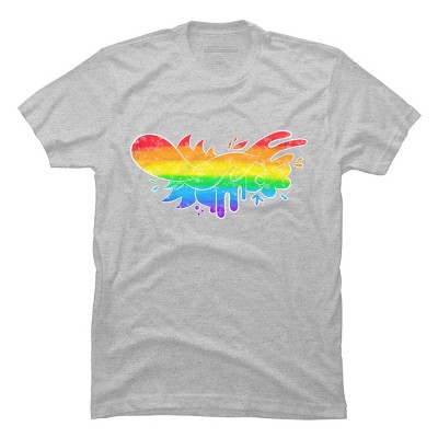 Adult Design By Humans Pride Rainbow Doodle By Maricalvente T-Shirt