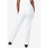 Jessica London Women's Plus Size Everyday Stretch Cotton Straight Leg - 3 of 4