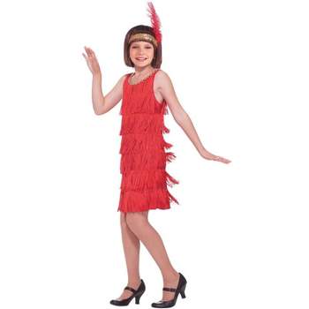 Forum Novelties Red Flapper Girls' Costume