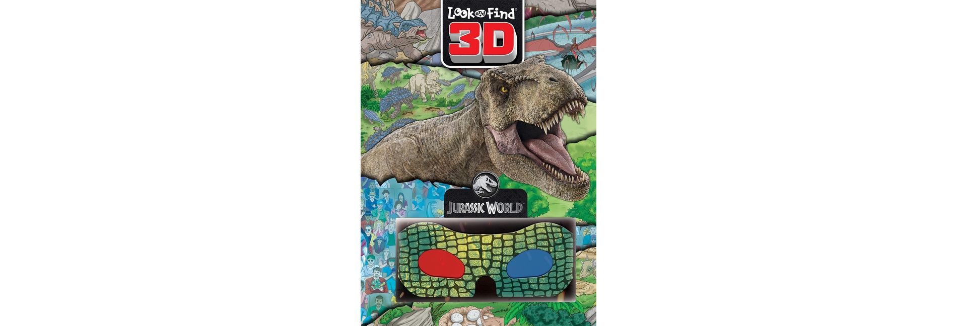 Jurassic World: Look and Find 3D - by  Pi Kids (Hardcover)