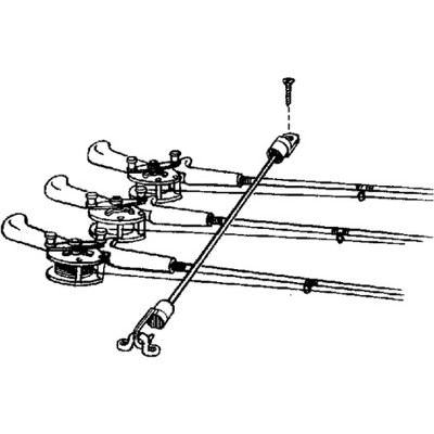 T-H Marine Rod Tamer Boat Fishing Equipment RT18DP