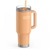 Thermos 40 oz Stainless Steel Cup Holder Mug w/ Straw - 2 of 2