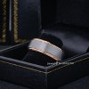 Jewelry Avalanche 8mm Beveled Rose Gold & Gunmetal IP Tungsten Carbide Mens Wedding Band - 4 of 4