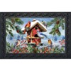 Briarwood Lane Winter Doormat 30x18 Indoor Outdoor Winter Birdhouse Gathering For Winter Doormat - 2 of 4