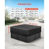 VEVOR Outdoor Hot Tub Cover, 80 x 80 x 20 Inch Weatherproof and Waterproof Hot Tub Cover Protector, Square Spa Covers for Hottub, Black - 3 of 4