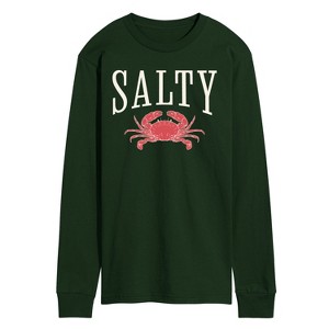 Men's - Instant Message - Salty Crab Long Sleeve Graphic T-Shirt - 1 of 3