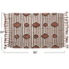 Storied Home Cotton Tufted Kilim Rug with Braided Tassels - 2 of 4