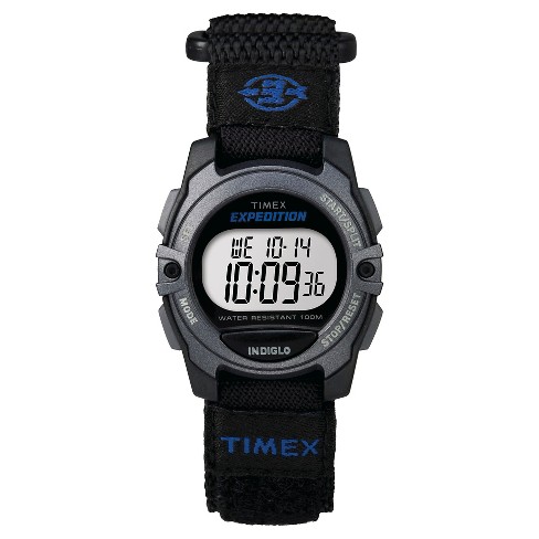 Timex Expedition Digital Watch With Fast Wrap Nylon Strap - Black  Tw4b024009j : Target