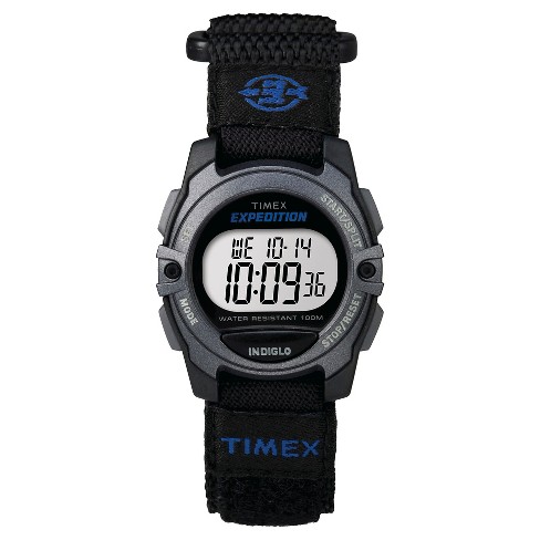 Timex Expedition Digital Watch With Fast Wrap Nylon Strap Black