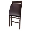 Folding Chair Brown - Plastic Dev Group - image 2 of 3