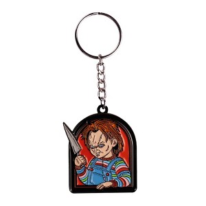 Trick Or Treat Studios Child's Play Seed of Chucky Chucky Enamel Keychain - 1 of 3