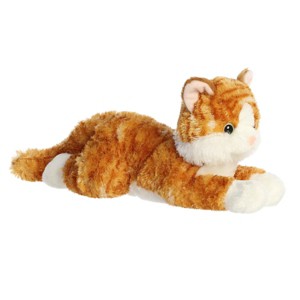 Aurora Medium Chester Flopsie Adorable Stuffed Animal Orange 12" - 1 of 4