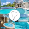 Pool Rail 48¡° x 36¡± Pool Railing 304 Stainless Steel 270LBS Load Capacity Silver Rustproof Pool Handrail Humanized Swimming Pool Handrail - 4 of 4