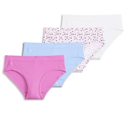 Jockey Girls' Retro Cotton Stretch Bikini - 4 Pack : Target