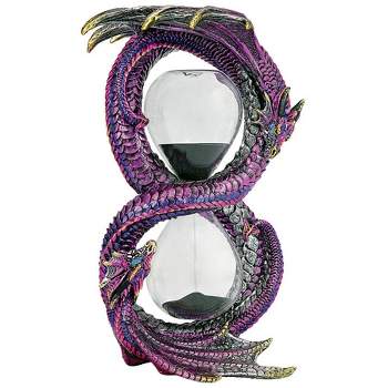 Design Toscano Witness to Time Gothic Dragon Sculptural Sandtimer Hourglass