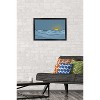 Trends International LINE AND BRUSH - Landscape Line Sunset Framed Wall Poster Prints - 2 of 4