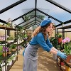 Garvee Outdoor Greenhouse, Polycarbonate Panels, Roof Vent, Lockable Door, Ground Stakes, Aluminum Walk-In for Patio, Lawn - 3 of 4