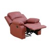 MAYEERTY Power Recliner Chair, Electric Leather Reclining Chair with Adjustable Backrest for Living Room, Red - 4 of 4