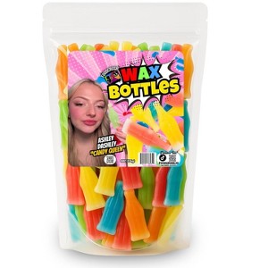 Food Crush Wax Bottle Candy Snacks by Ashley Dashley from Tiktok-Gift Pouch (1/2 Pound) - 1 of 4