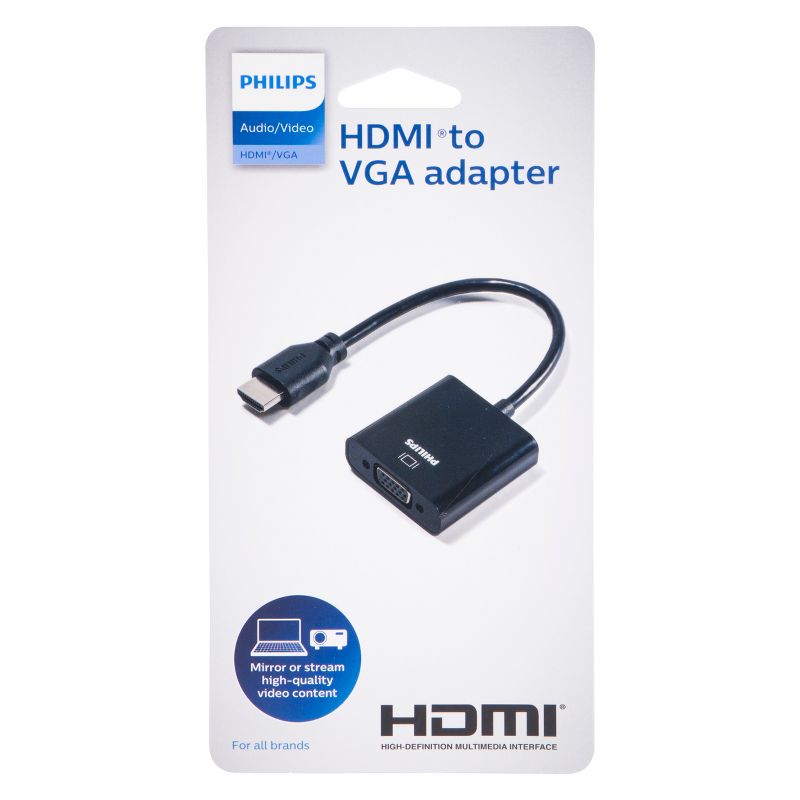 Philips HDMI to VGA Adapter - Black, 6 of 8