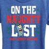 Women's - SpongeBob SquarePants - Plankton Naughty List Short Sleeve Graphic T-Shirt - 2 of 4