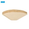 Unique Bargains Cafe Home Pour-Over Brewing Cone Coffee Filters 80 Pcs - 3 of 4
