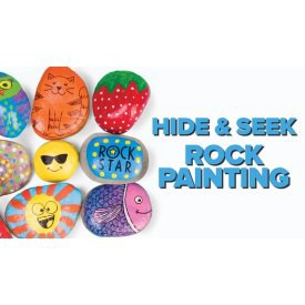 Jar Melo jar melo rock painting kits for kids, hide & seek rock kits, arts  & crafts kits for kids age 6-12, best gift art set, waterpr