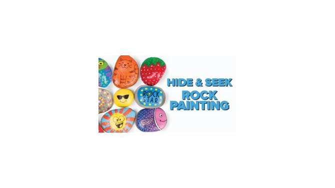 Hide & Seek Rock Painting Kit - Creativity for Kids, 2 of 15, play video