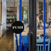 Unique Bargains Acrylic Self-Adhesive Decor Business Push Pull Door Signs 3 Pairs - 3 of 4