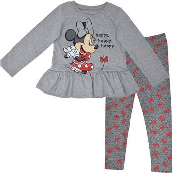 Disney Minnie Mouse Toddler Girls Graphic T-shirt & Leggings