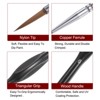 Unique Bargains Detail Nylon Hair Miniature Painting Brush 5 Pcs - 4 of 4