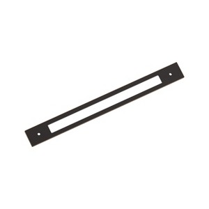 Amerock Medora 12 inch (305mm) Center-to-Center Rectangle Oil-Rubbed Bronze Appliance Pull Backplate - 1 of 4