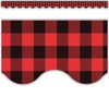 Teacher Created Resources® Red and Black Gingham Scalloped Border Trim, 35 Feet Per Pack, 6 Packs - 3 of 3
