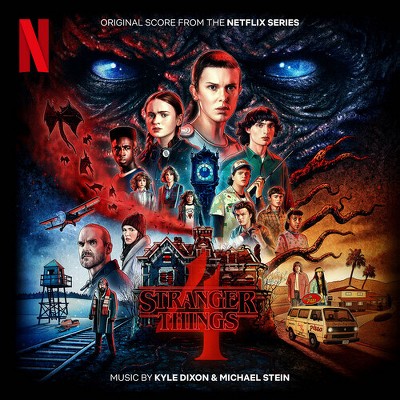 Kyle Dixon & Michael Stein - Stranger Things 4: Volume 1 (Original Soundtrack) - White/Blue (Colored Vinyl White Blue)
