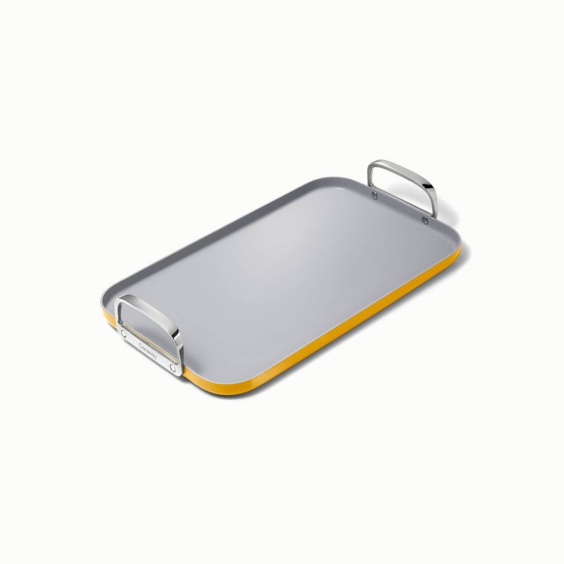 Caraway Home 11.73" Nonstick Square Double Burner Crepe Pan, 1 of 6