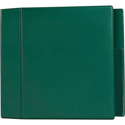 5" Staples Heavy-Duty Binder with D-Rings Green 976060