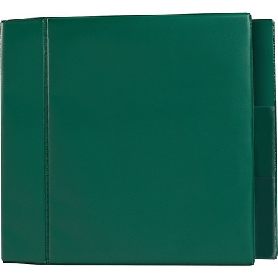5" Staples Heavy-Duty Binder with D-Rings Green 976060